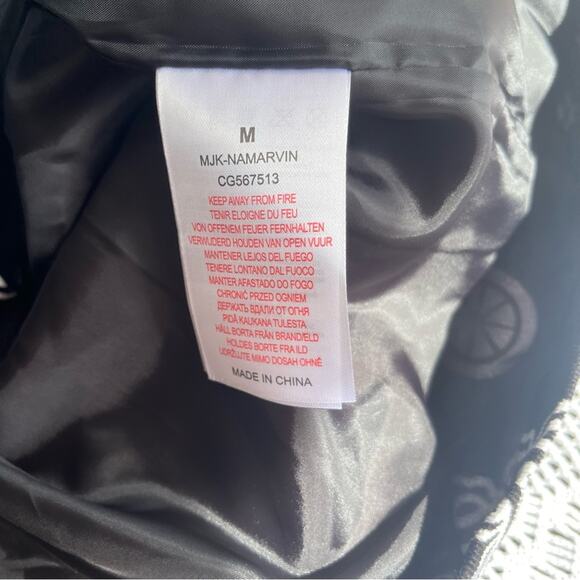 Night Addict Paisley Men's Shirt Jacket Size Medium NWT - Picture 4 of 4